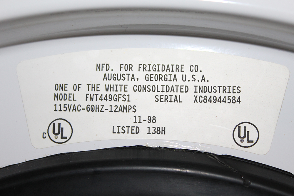 Frigidaire "Gallery"  Stacking Washer and Dryer
