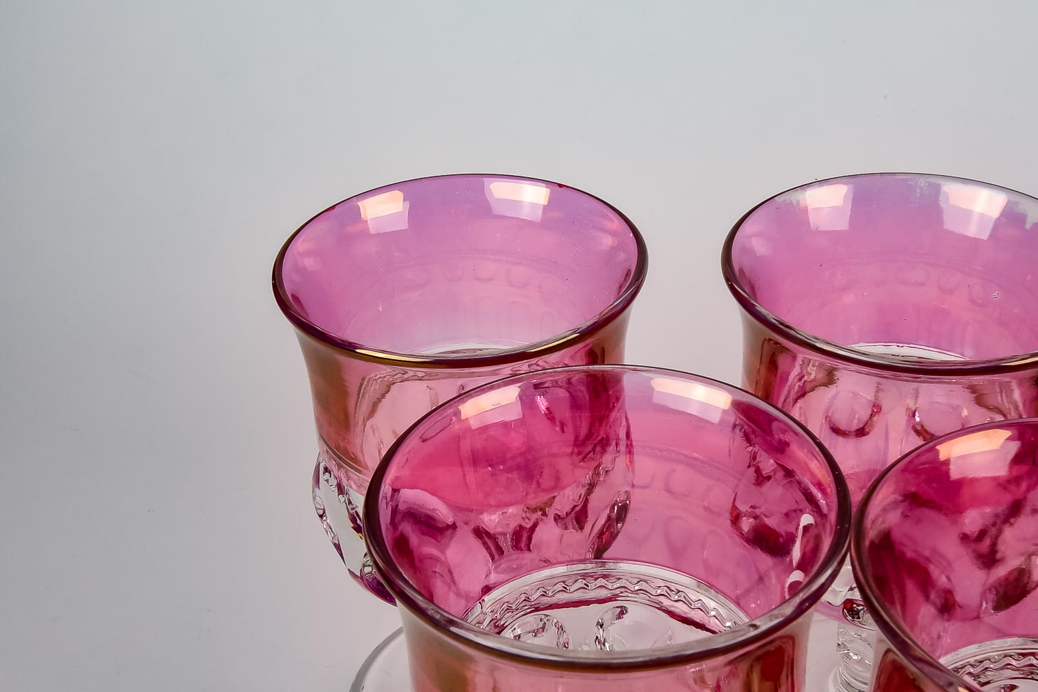 "King's Crown-Ruby Flashed" Glassware by Tiffin Franciscan