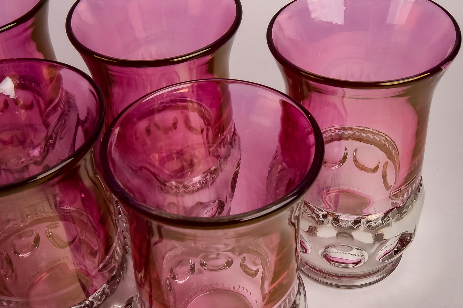 "King's Crown-Ruby Flashed" Glassware by Tiffin Franciscan