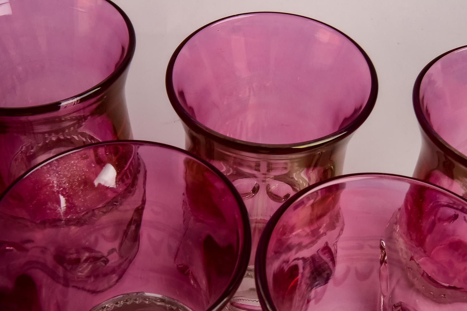 "King's Crown-Ruby Flashed" Glassware by Tiffin Franciscan