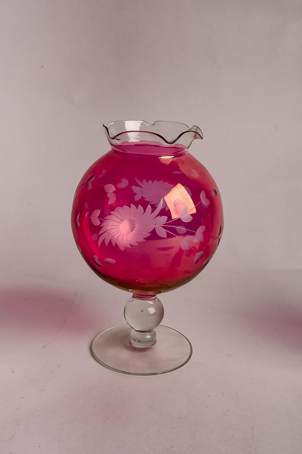 "King's Crown-Ruby Flashed" Glassware by Tiffin Franciscan