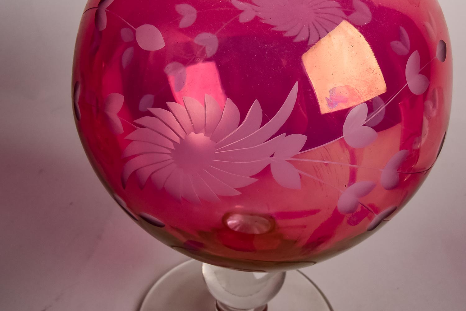 "King's Crown-Ruby Flashed" Glassware by Tiffin Franciscan