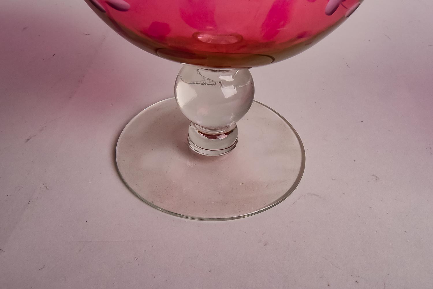 "King's Crown-Ruby Flashed" Glassware by Tiffin Franciscan