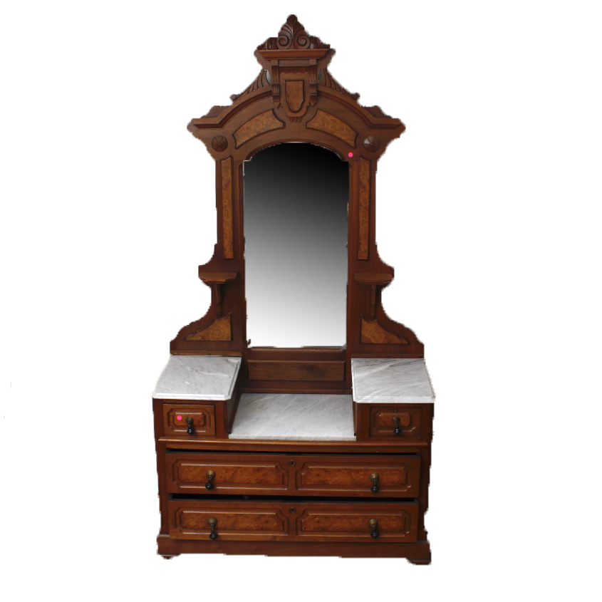 Circa 1880s Eastlake Dresser with Mirror