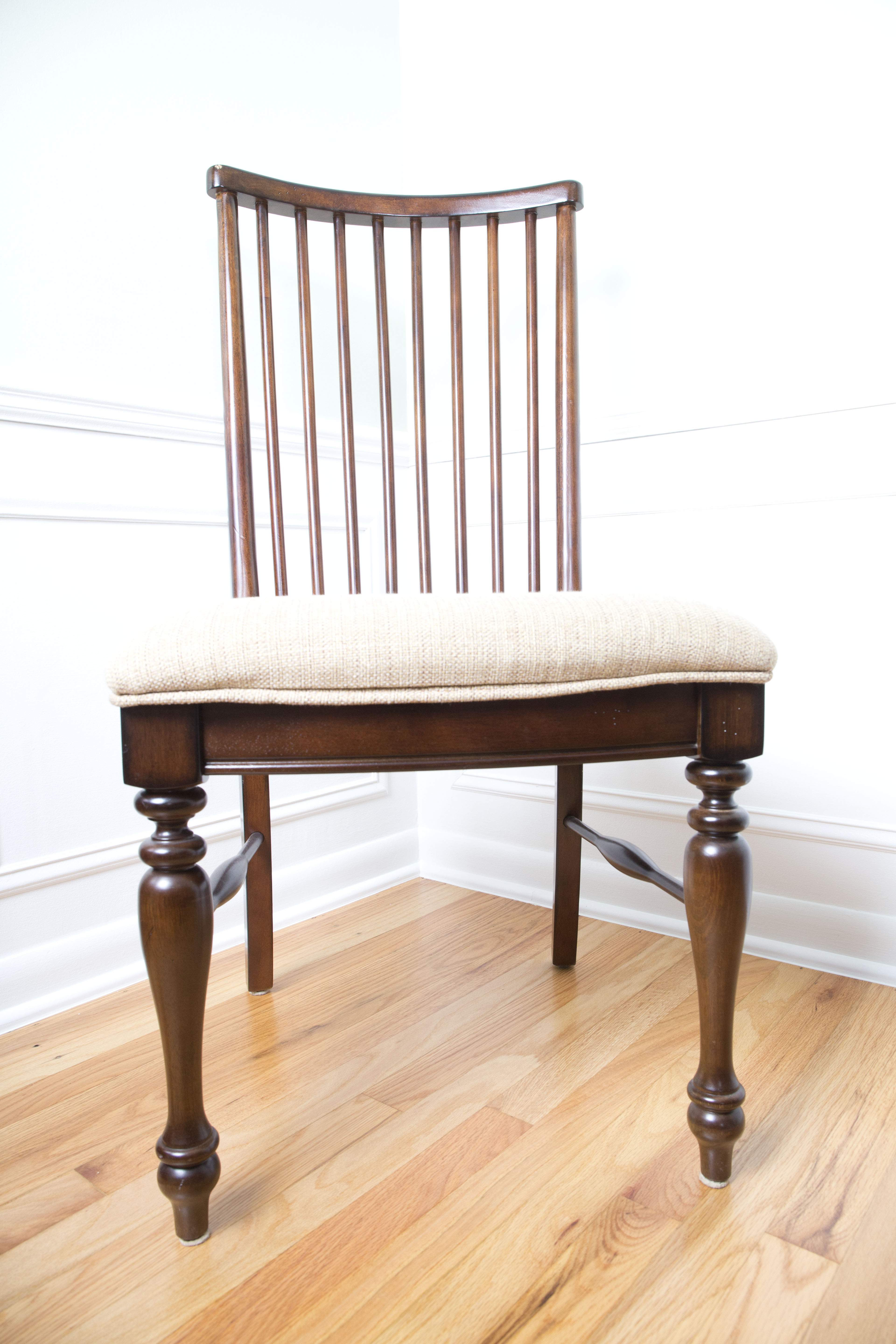 Cherry Stained Dining Table with Chairs
