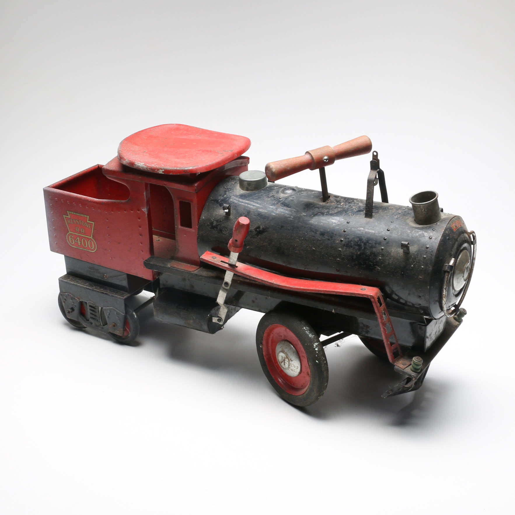 1920s Keystone Railroad Ride-On Train Toy