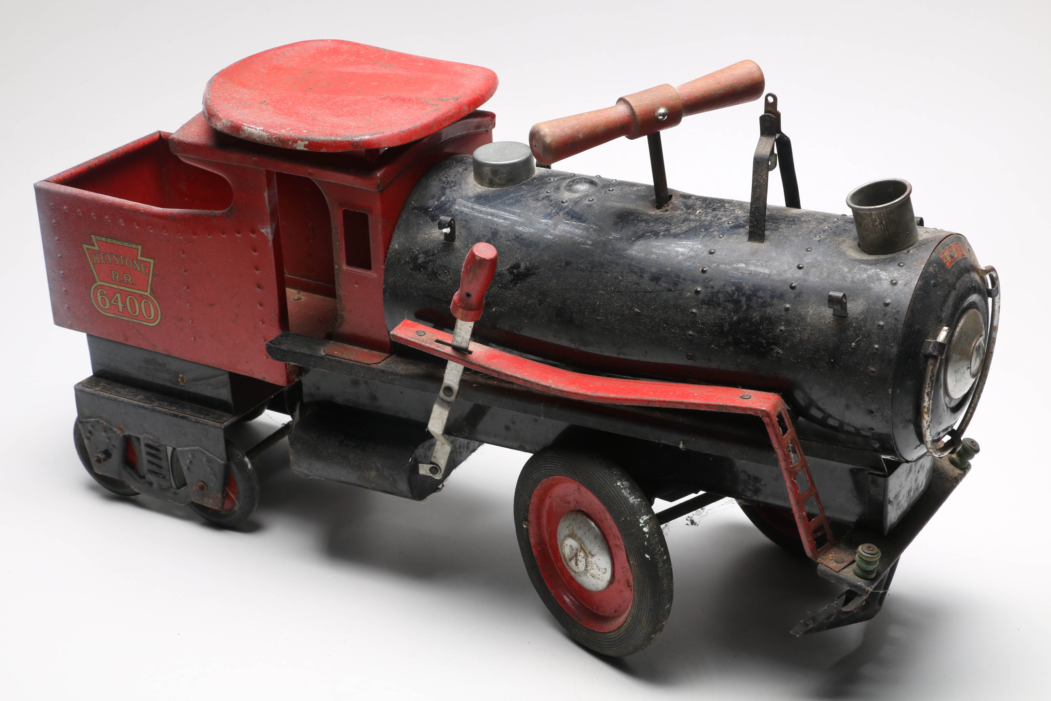 1920s Keystone Railroad Ride-On Train Toy