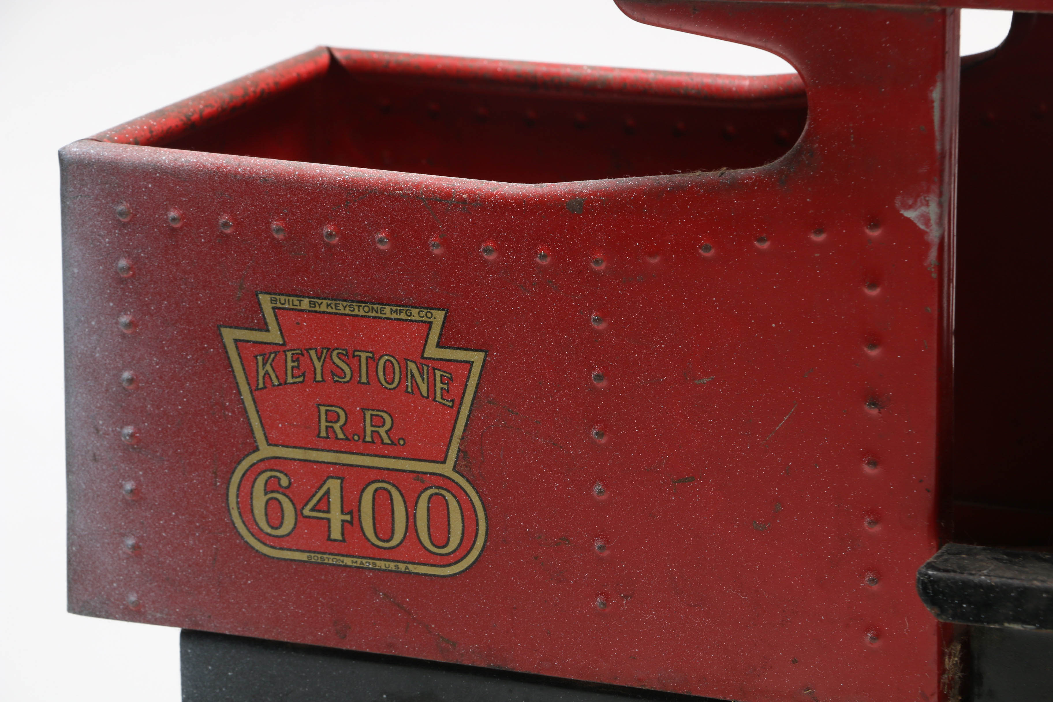 1920s Keystone Railroad Ride-On Train Toy