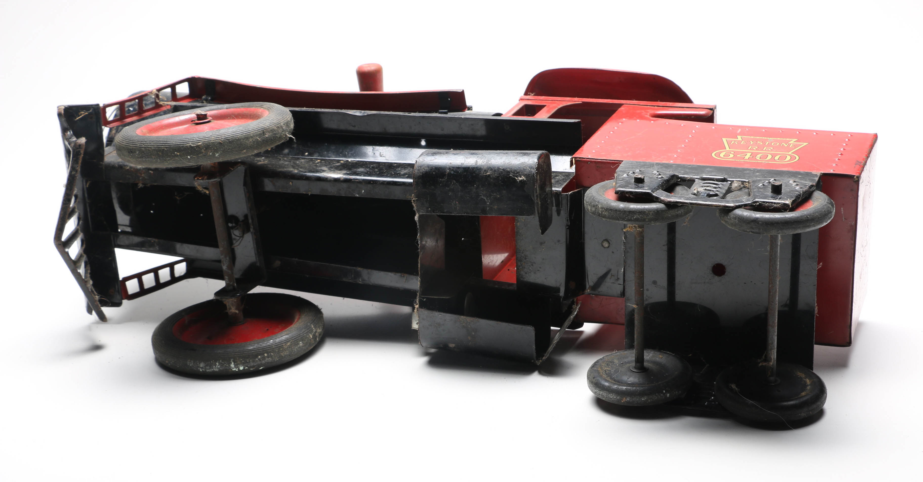 1920s Keystone Railroad Ride-On Train Toy