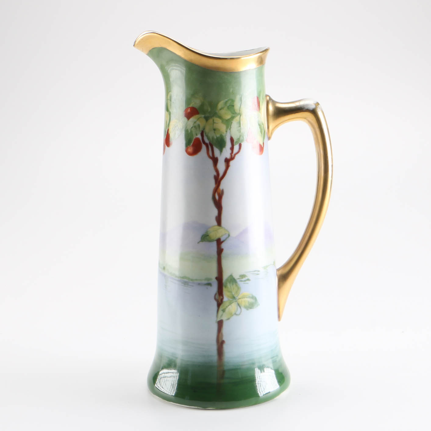 Limoges Hand-Painted Pitcher