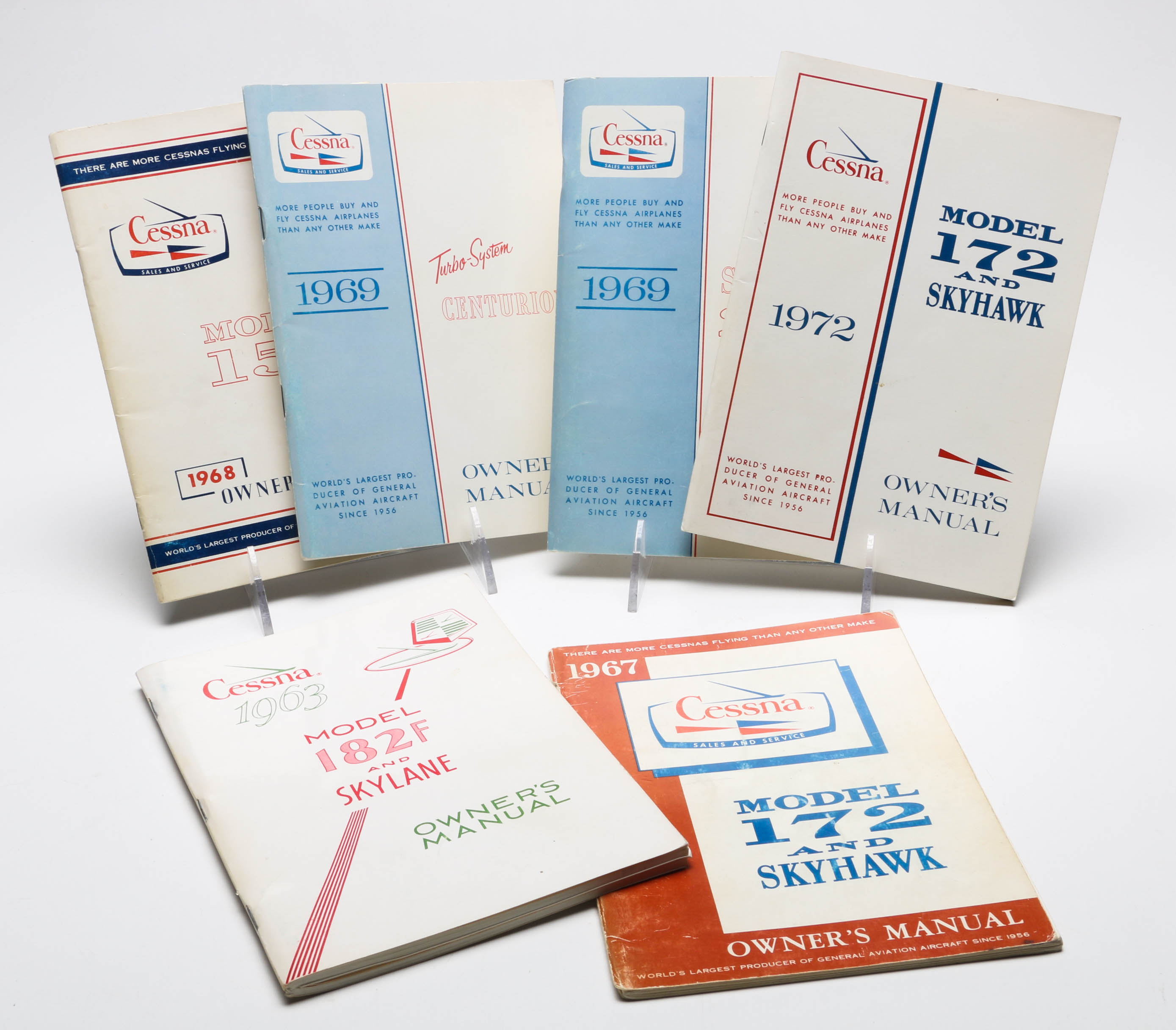 Collection of Mid-Century Cessna Manuals