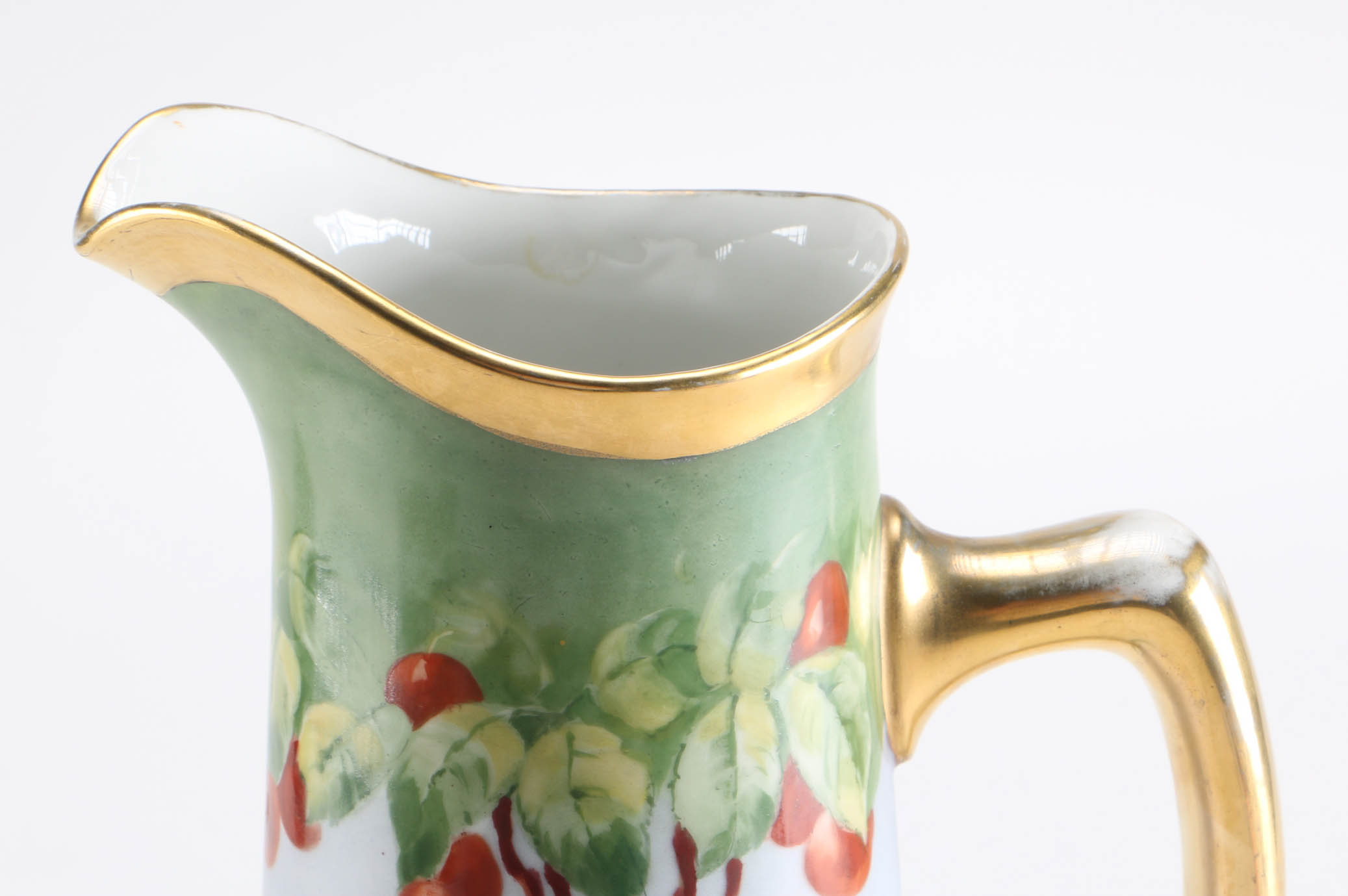 Limoges Hand-Painted Pitcher