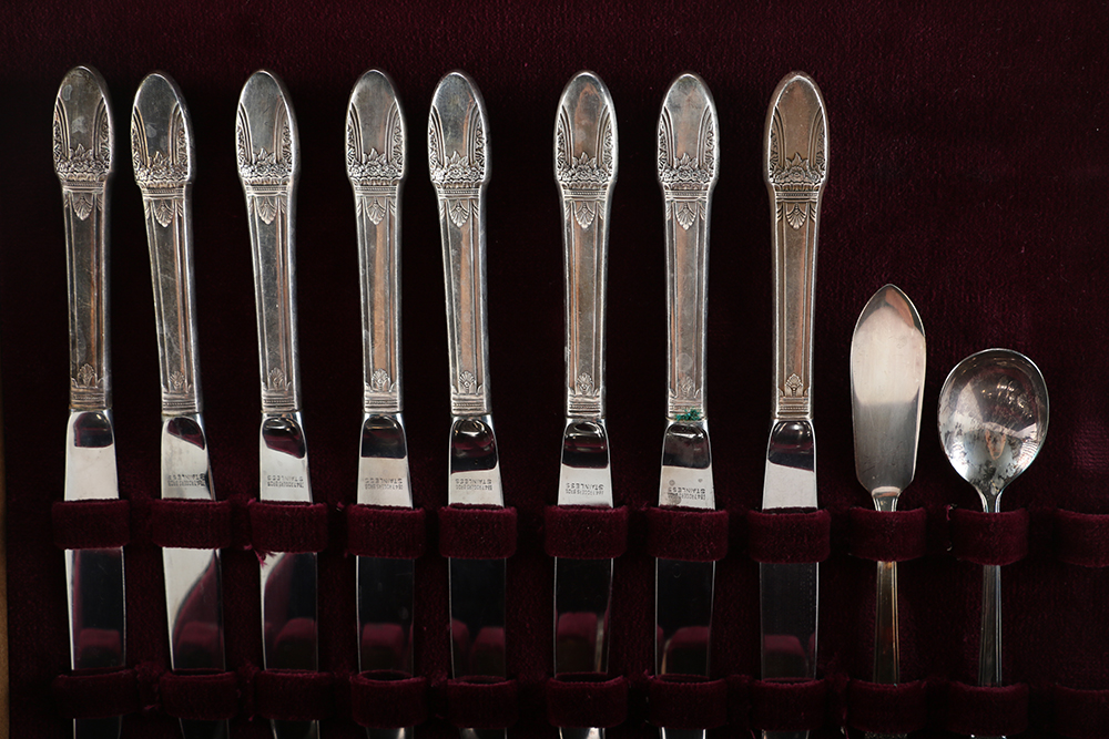 1847 Rogers Brothers "First Love" Silver Plate Set