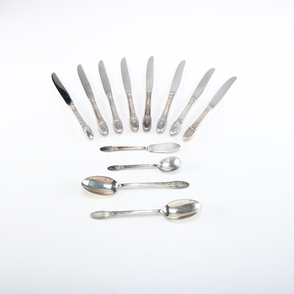 1847 Rogers Brothers "First Love" Silver Plate Set