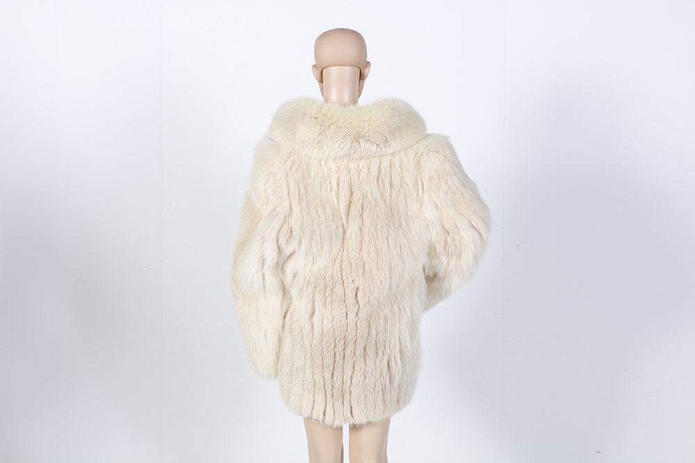 White Fox Fur Coat