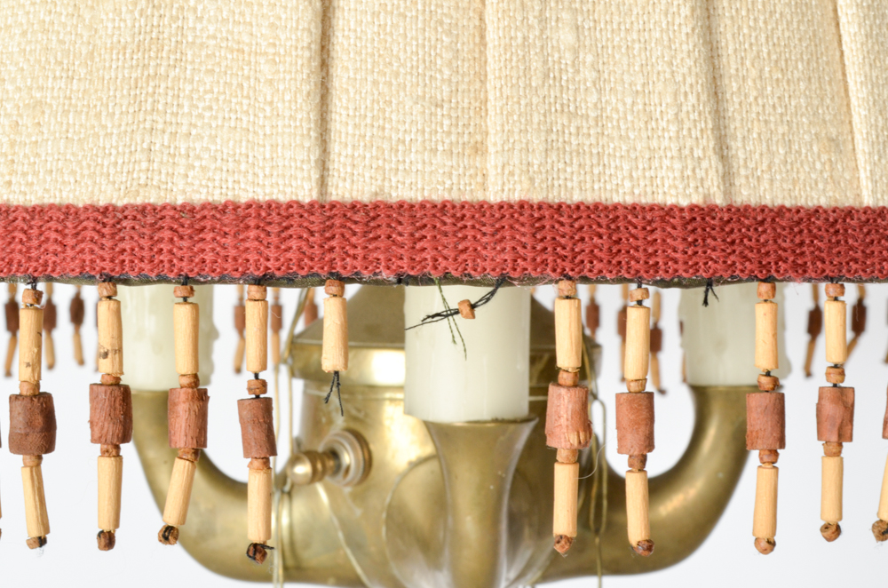 Vintage Brass Candle Lamp