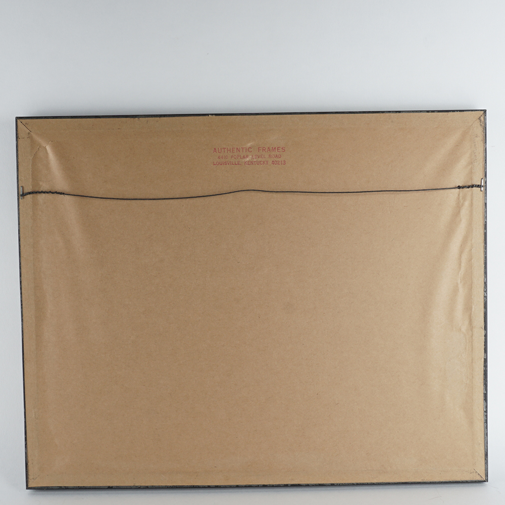 Four Framed Signed Equestrian Etchings by Tony Oswald