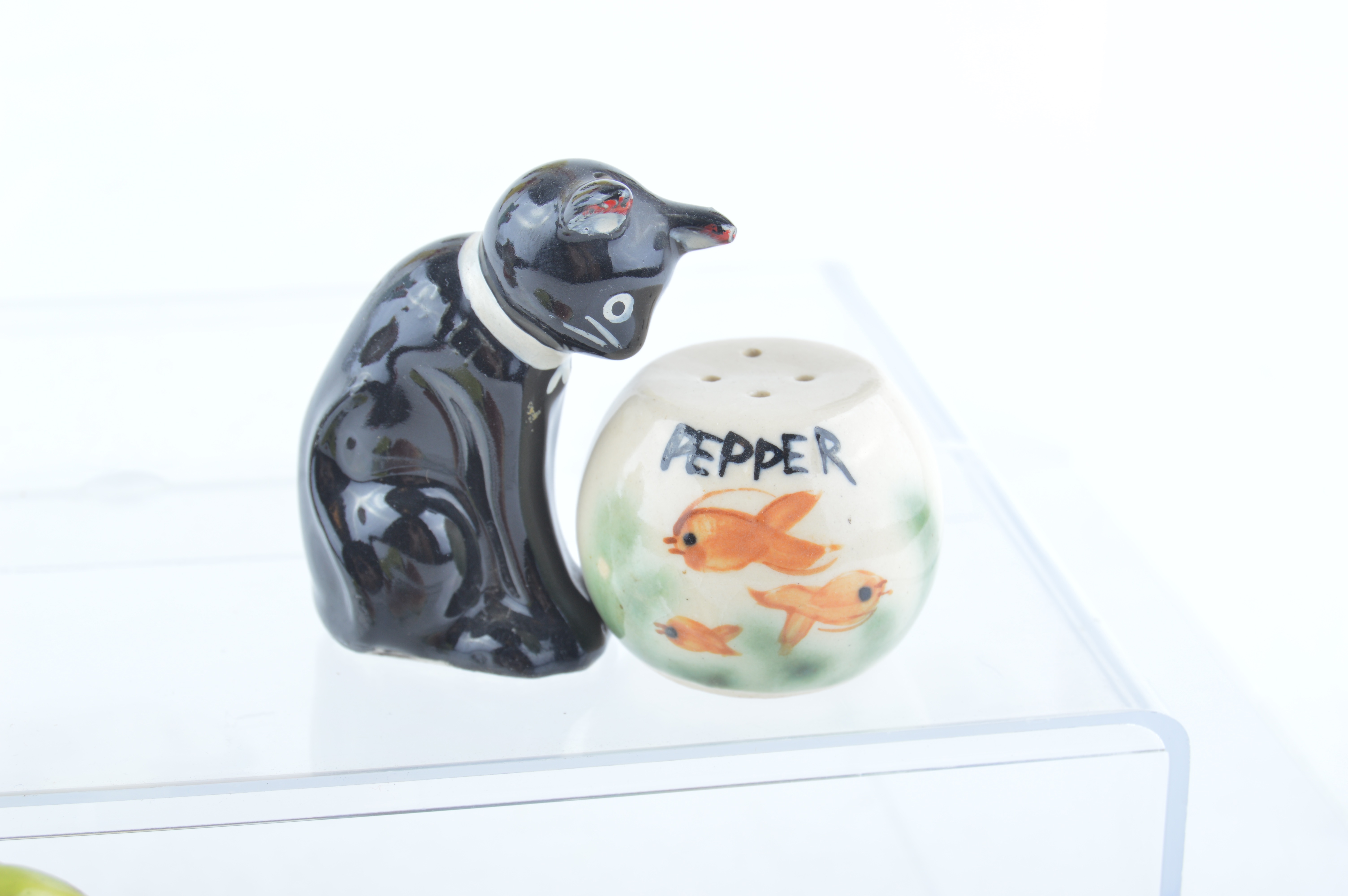 Six Animal and Circus Theme Vintage Salt and Pepper Shakers