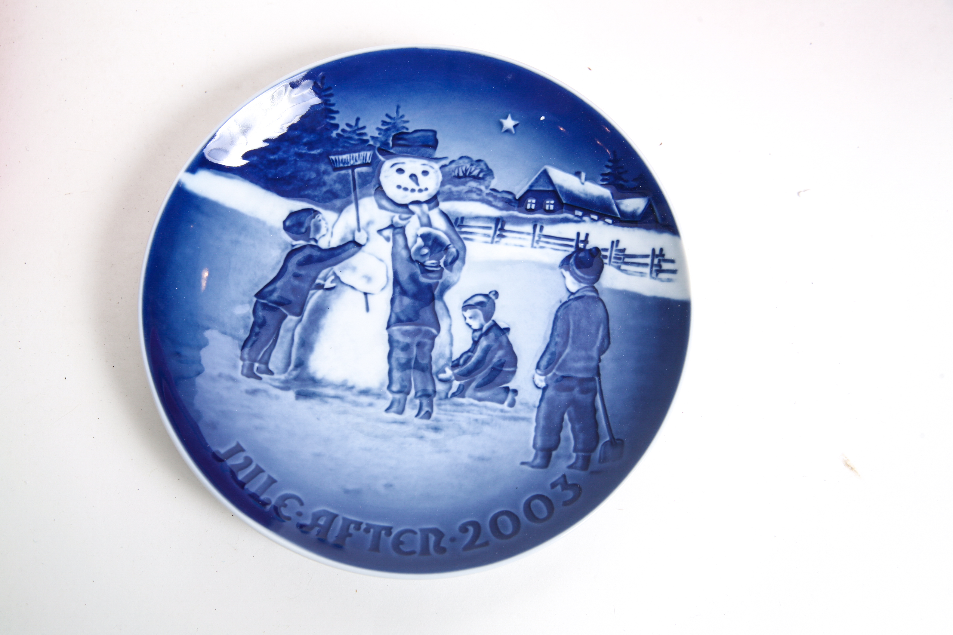 Seven 2000-2005 Bing & Grondahl Porcelain Christmas Plates