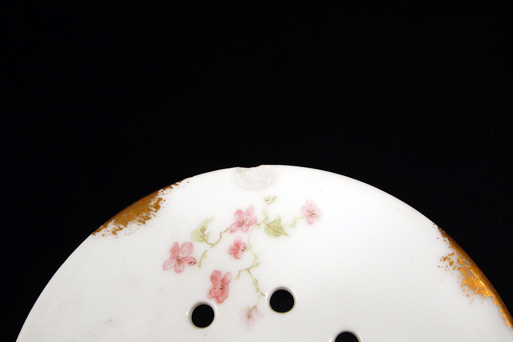 Assortment of Haviland Pink Rose Pattern China