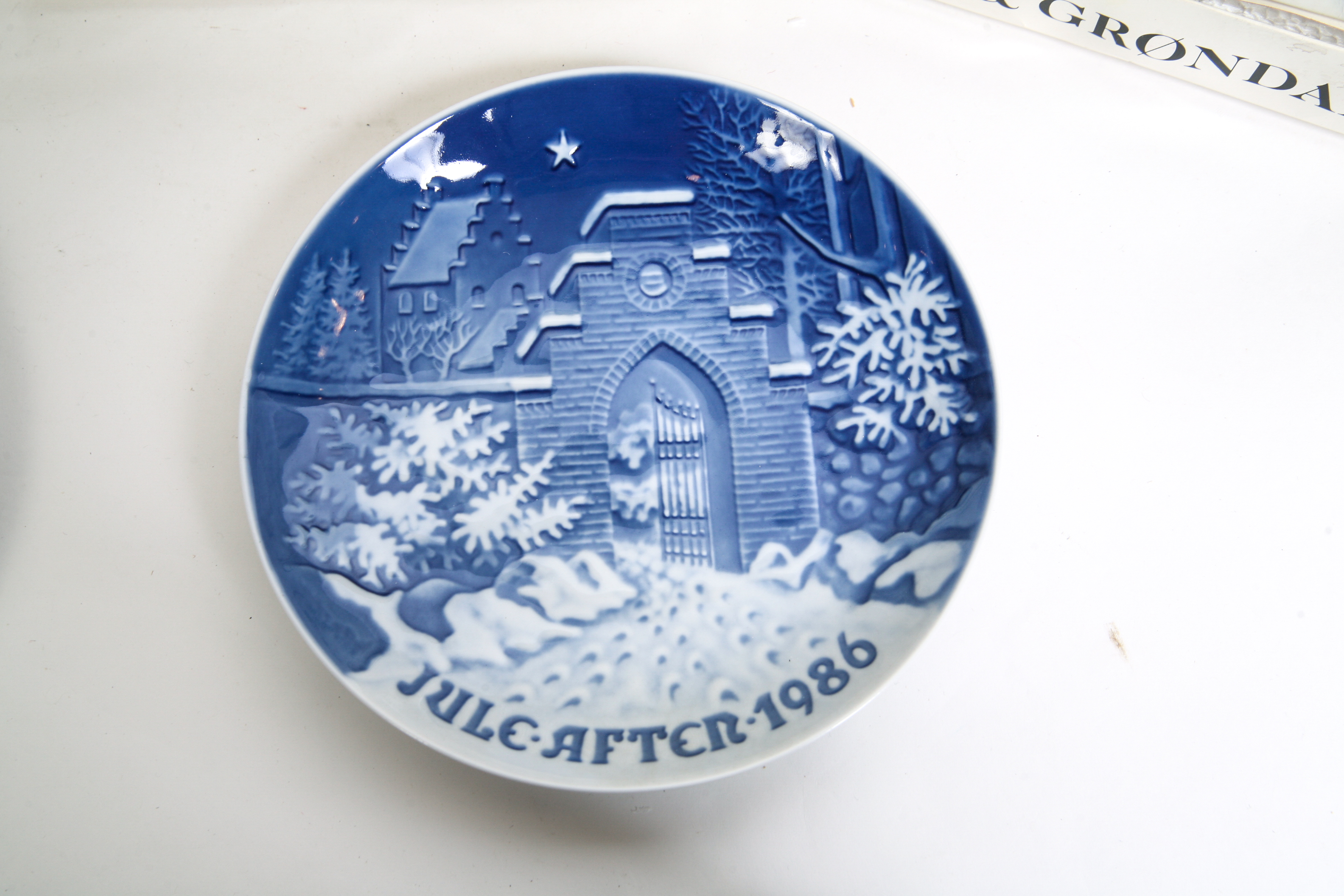 Nine 1980-1988 Bing & Grondahl Porcelain Christmas Plates