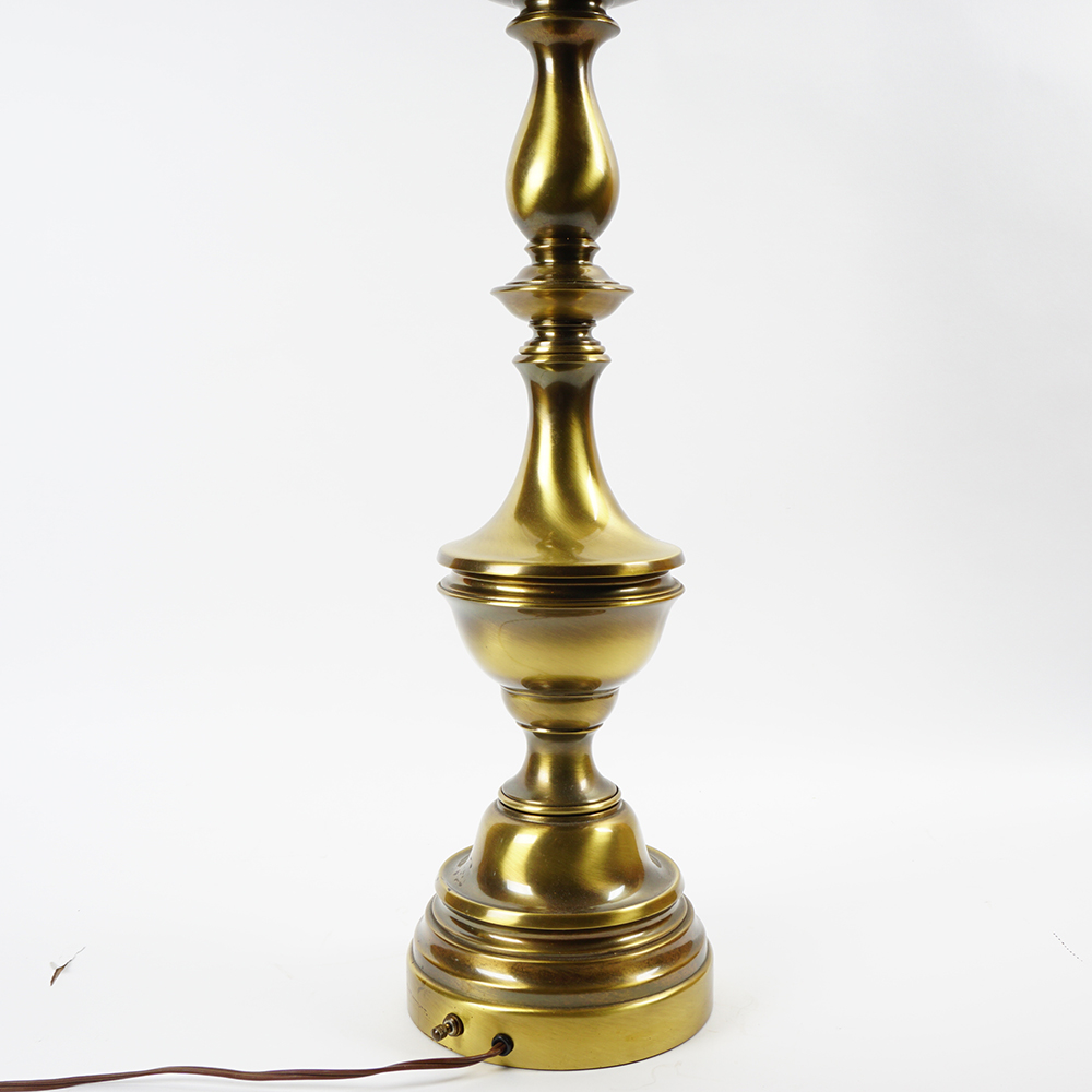 Tall Vintage Brass Buffet Lamp