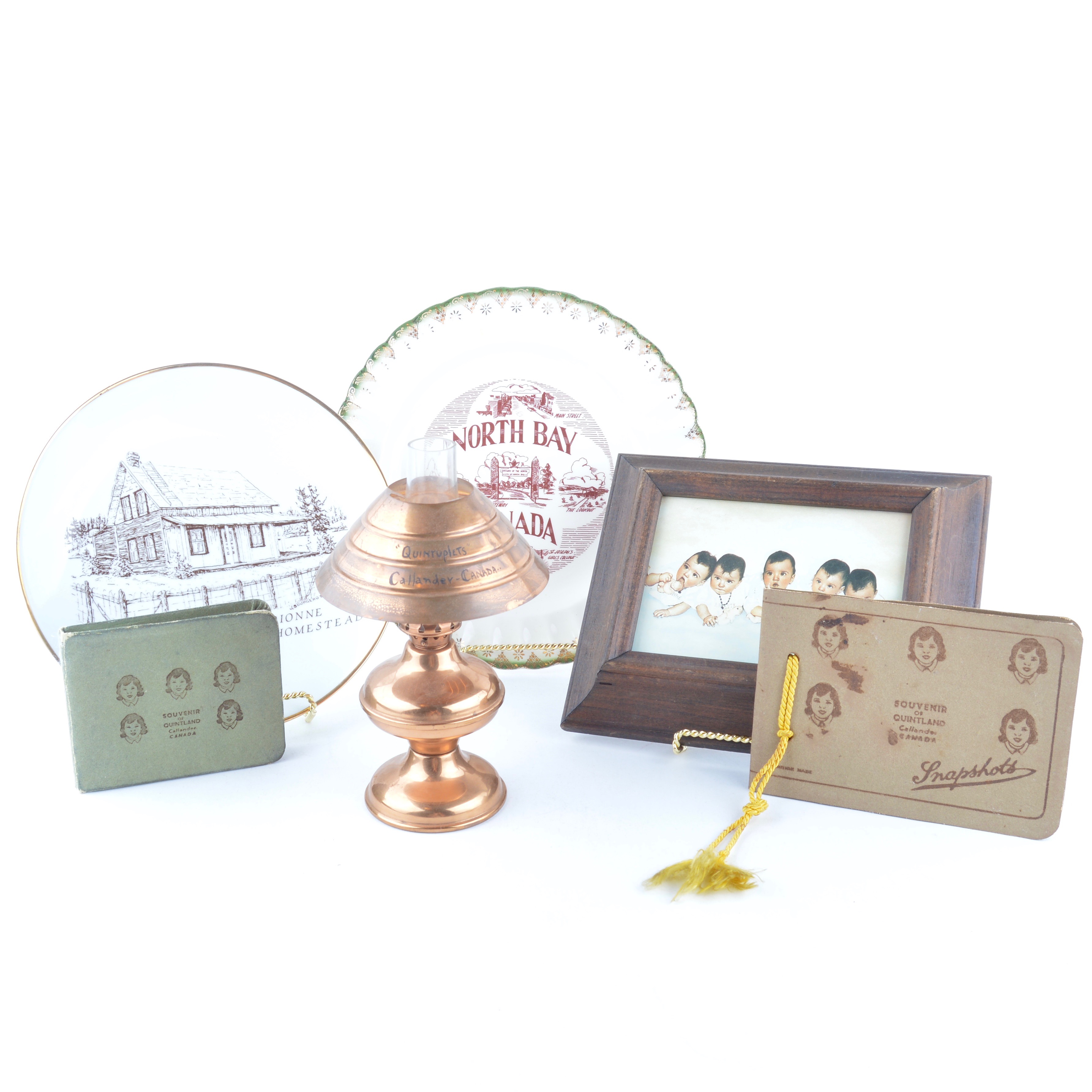 Vintage Assortment of Dionne Quintuplets Memorabilia