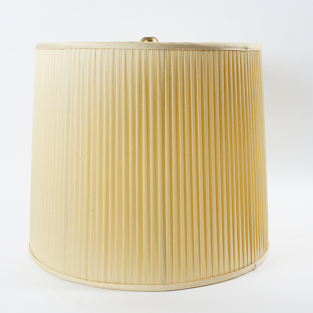 Tall Vintage Brass Buffet Lamp