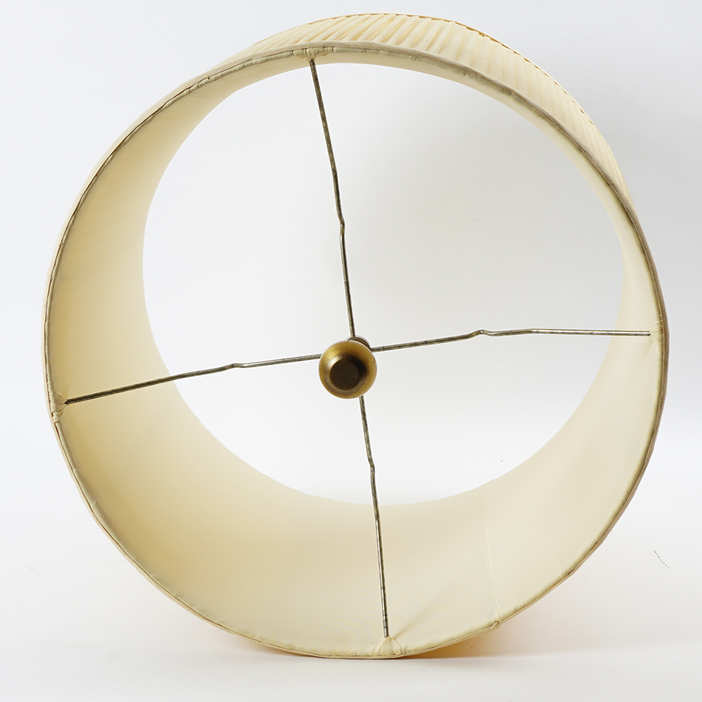 Tall Vintage Brass Buffet Lamp