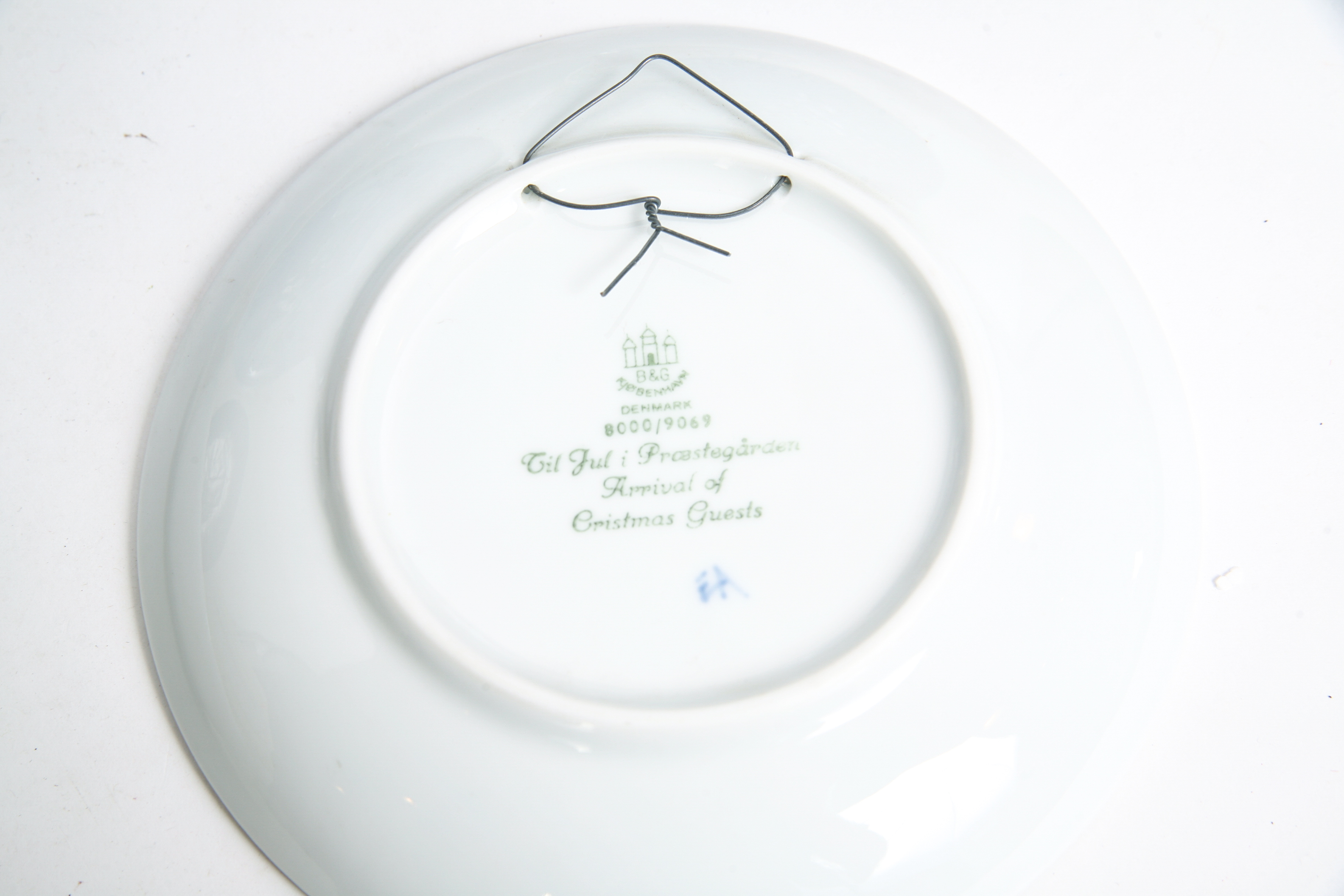 Five 1966-1969 Bing & Grondahl Porcelain Christmas Plates