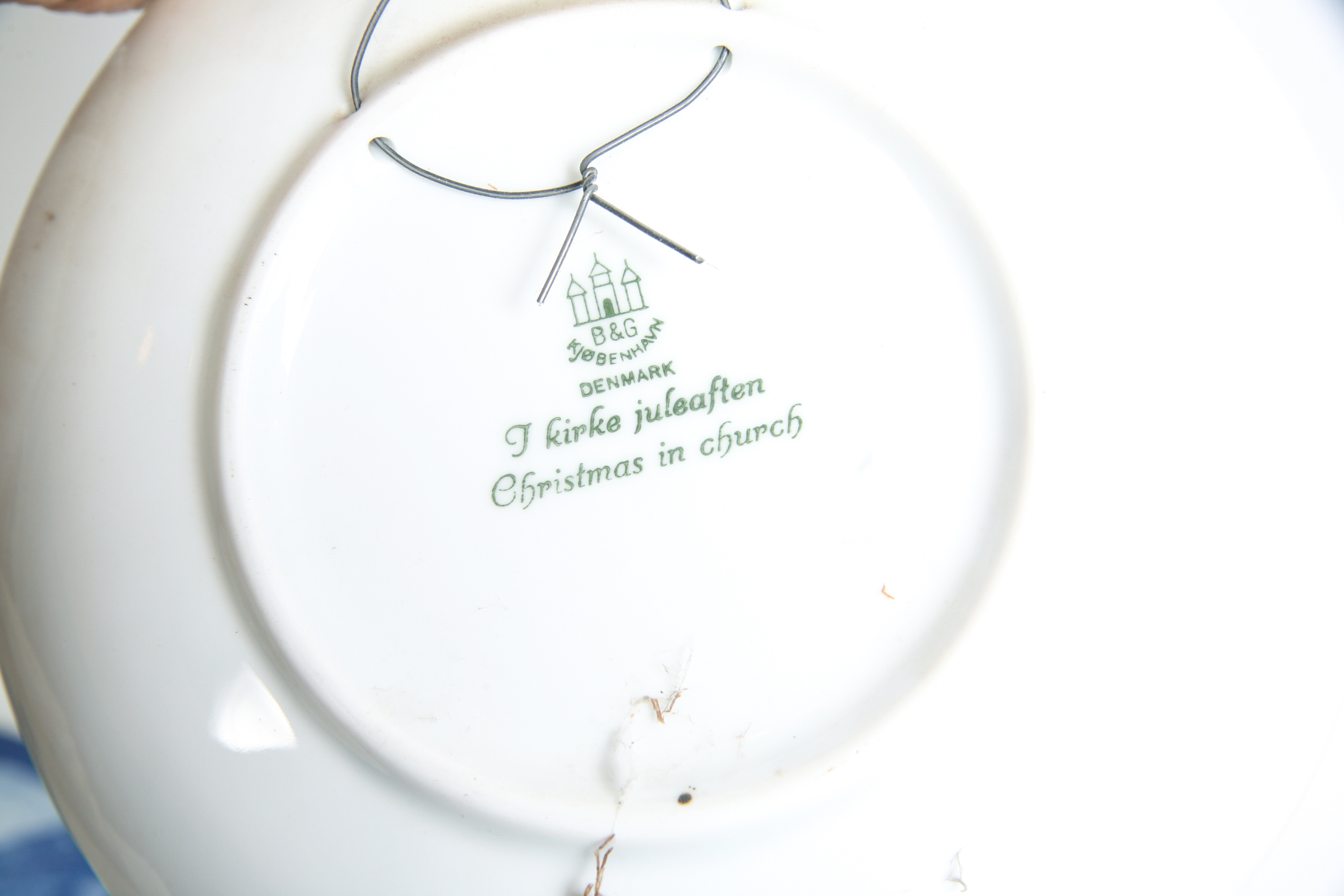 Five 1966-1969 Bing & Grondahl Porcelain Christmas Plates