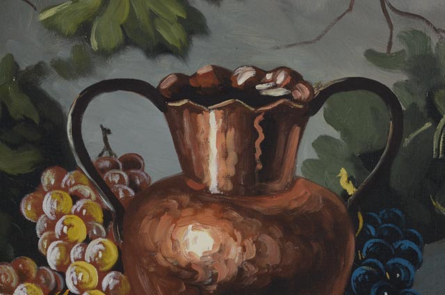 J. Ros Signed Original Oil Painting On Canvas