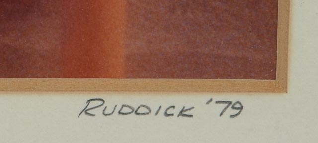 Keith & Nancy Ruddick Signed Color Photographic Print