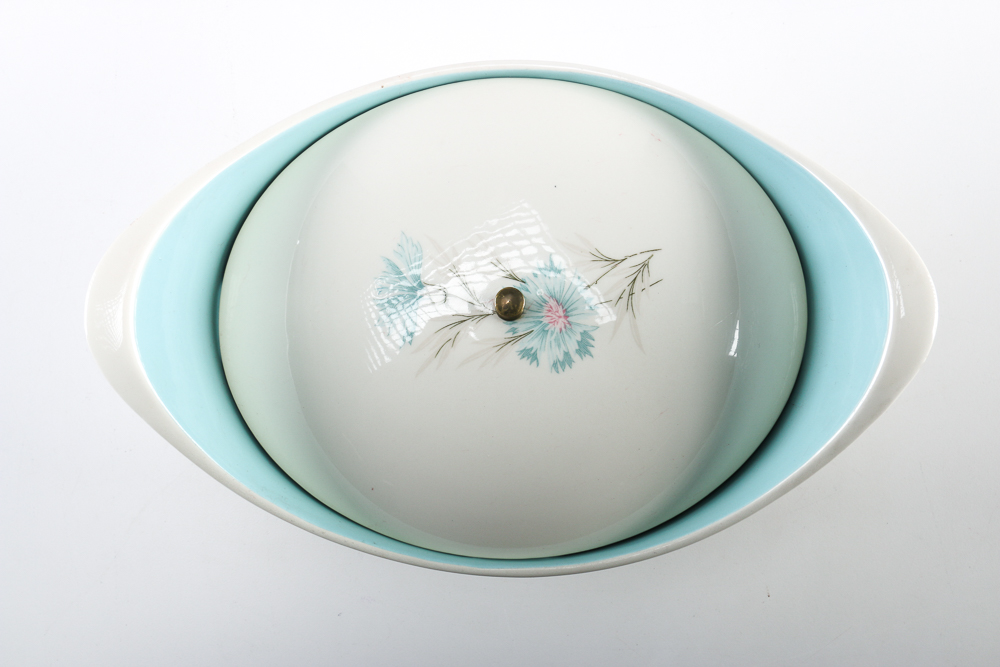 Taylor, Smith, Taylor "Boutonniere" Serving bowl with Lid