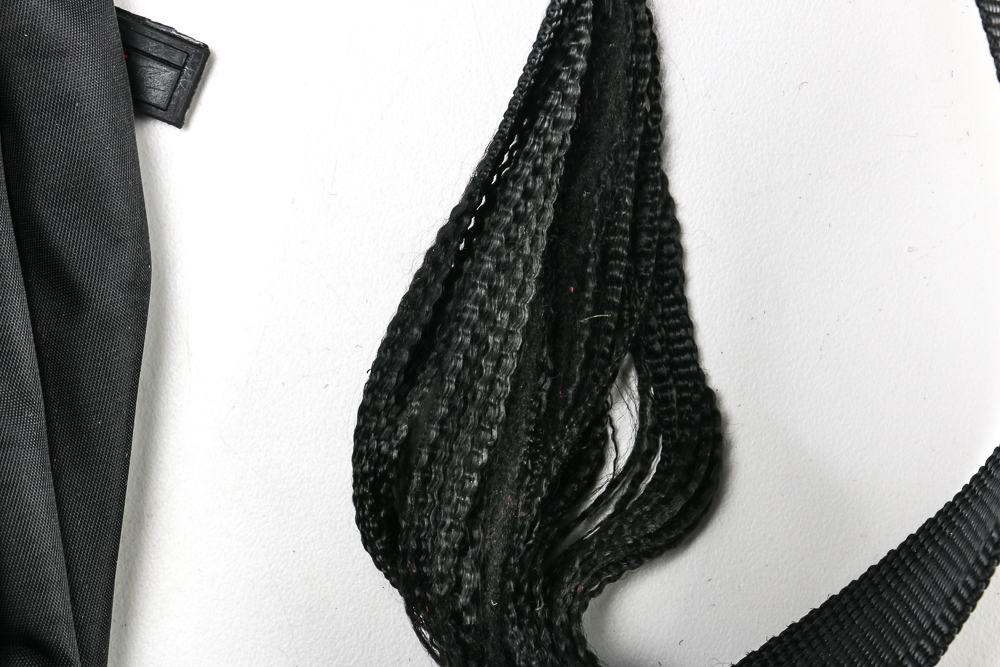 Italian Black Prada Crossbody Bag