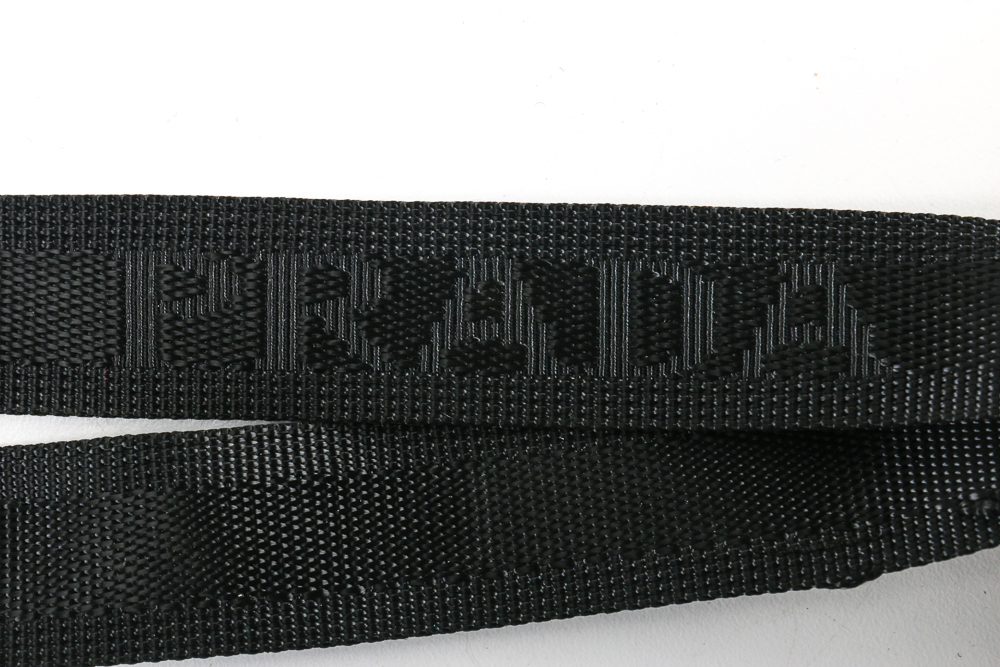 Italian Black Prada Crossbody Bag