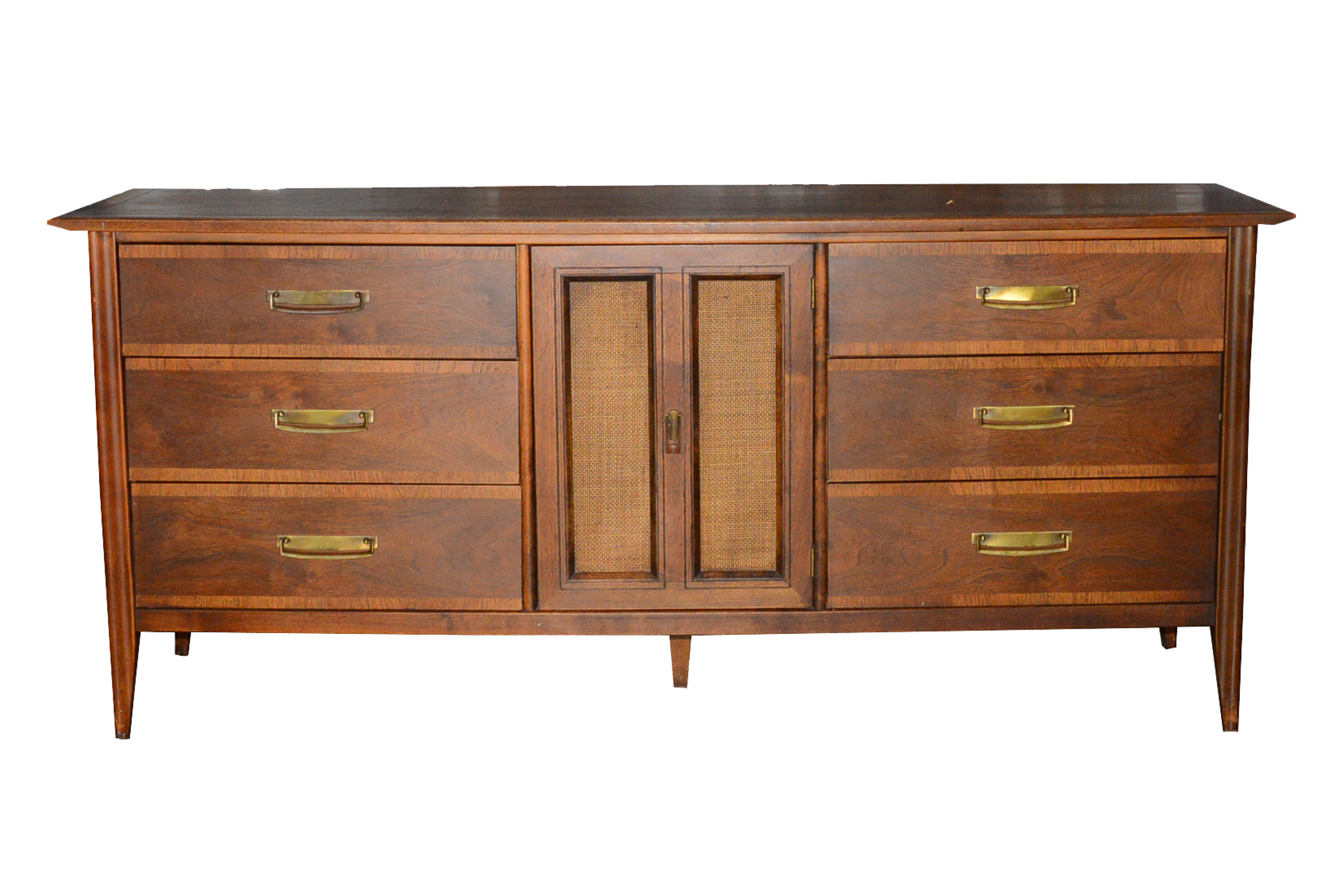 Mid Century Modern Dresser with Mirror by Stanley