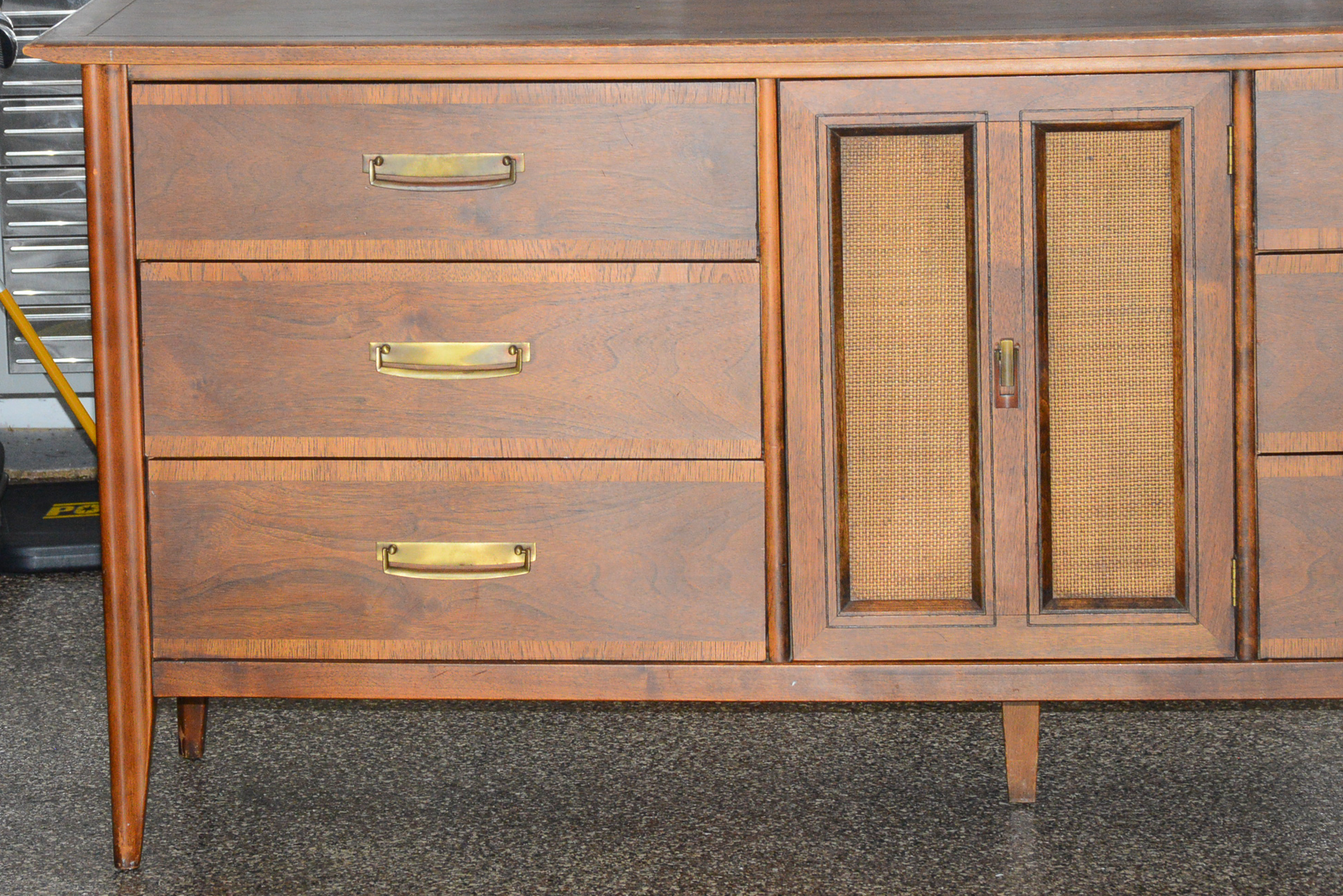 Mid Century Modern Dresser with Mirror by Stanley