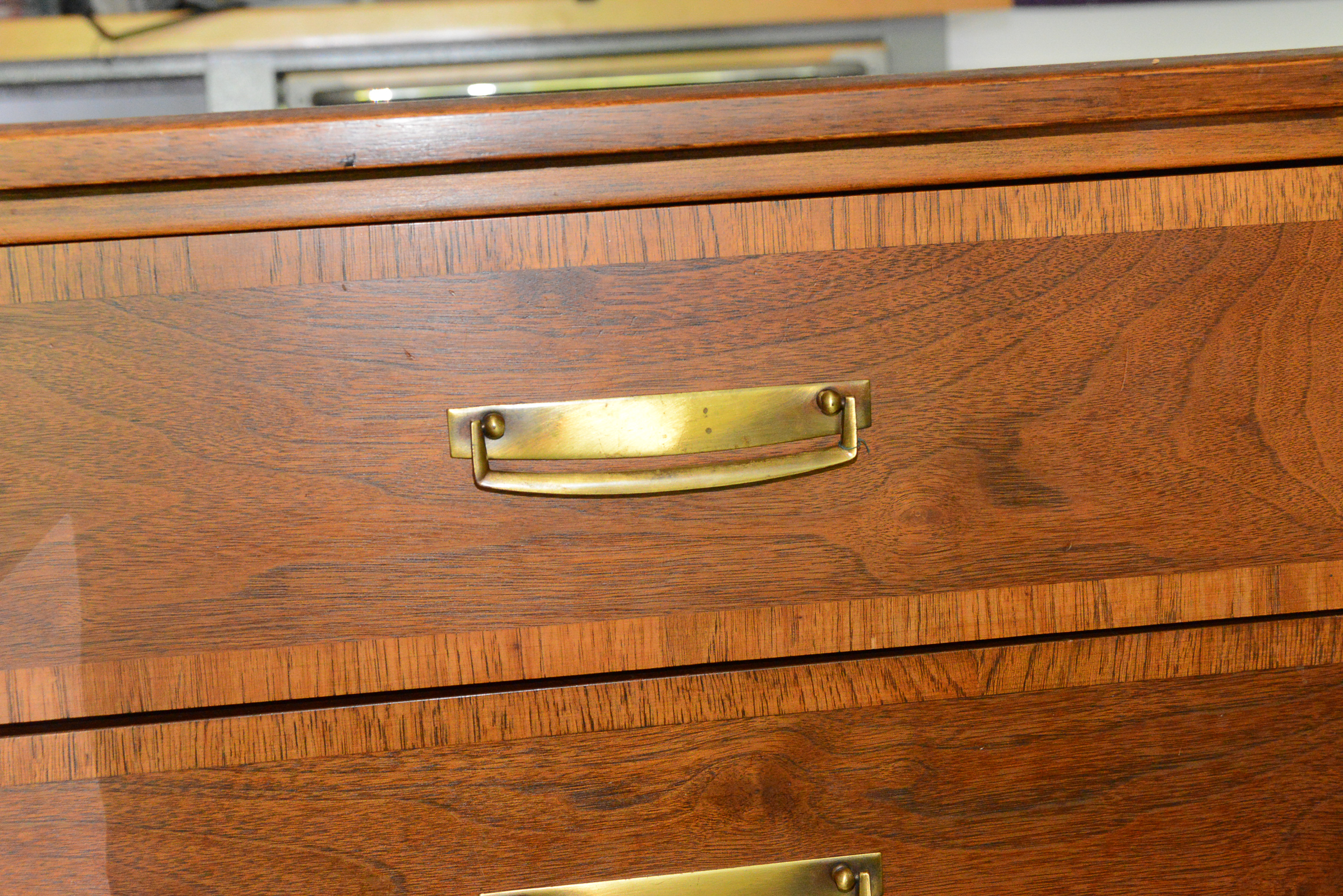 Mid Century Modern Dresser with Mirror by Stanley