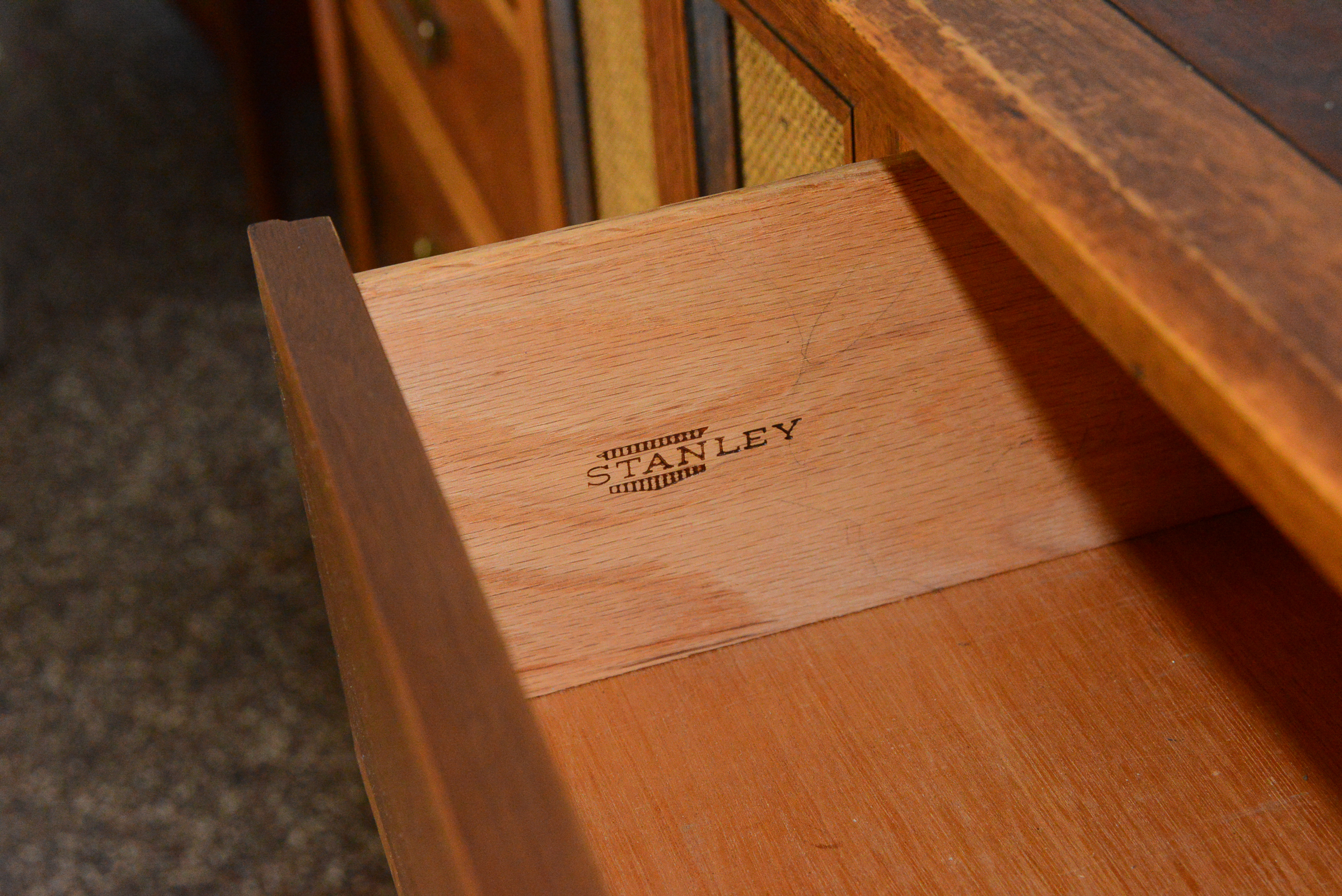 Mid Century Modern Dresser with Mirror by Stanley