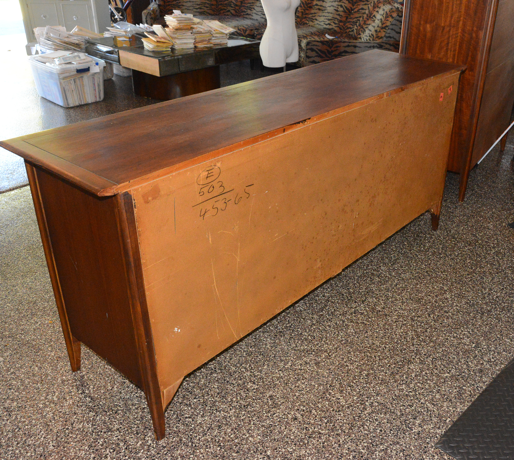 Mid Century Modern Dresser with Mirror by Stanley