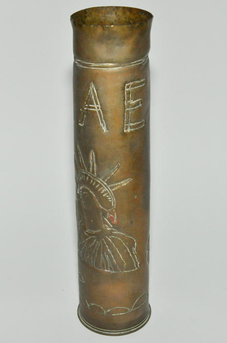 Inscribed WWI Shell Casings
