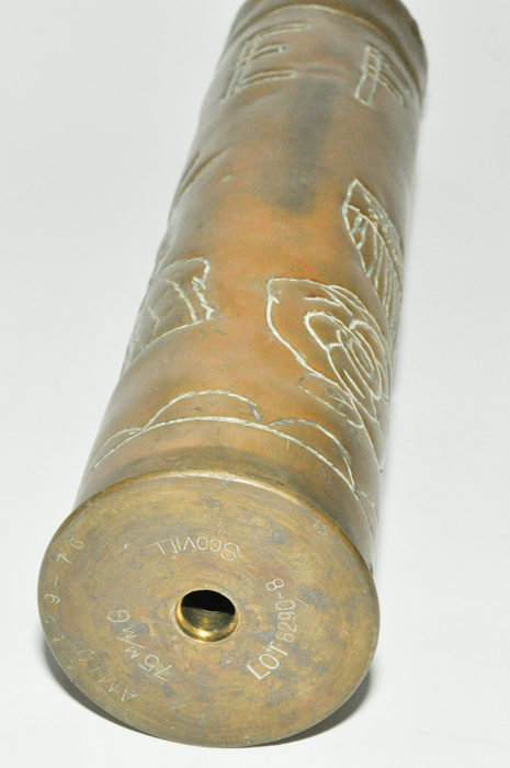Inscribed WWI Shell Casings