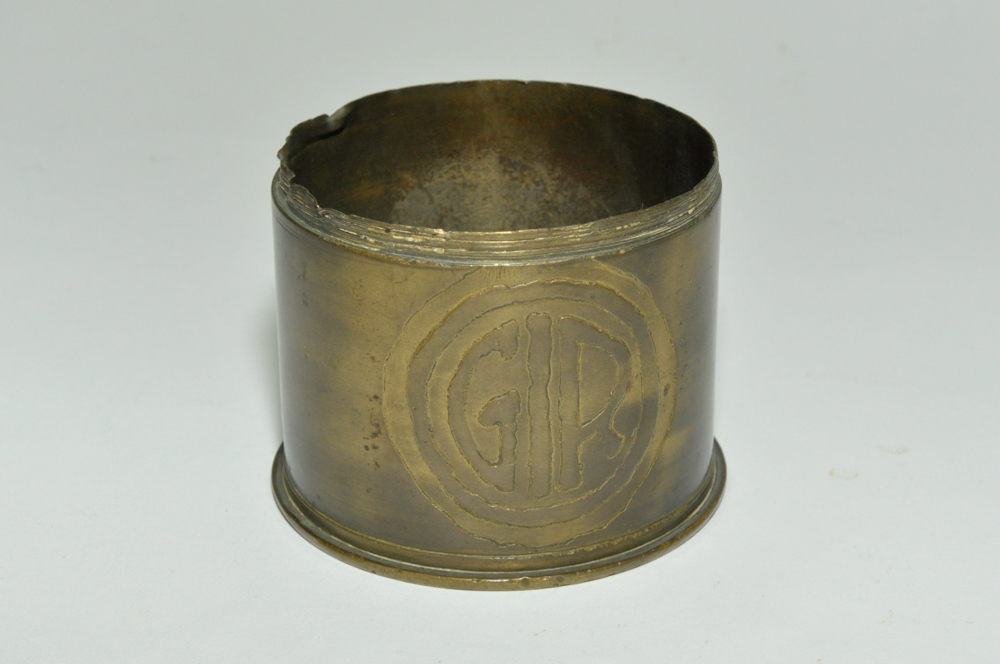 Inscribed WWI Shell Casings