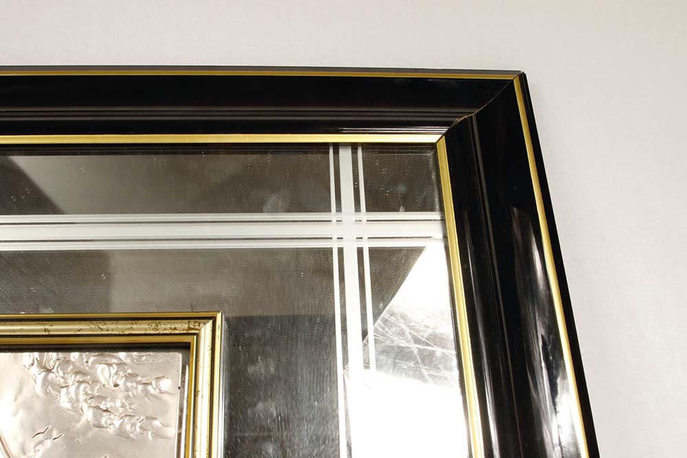 Italian Creazioni Artistiche Silver Relief on Mirror