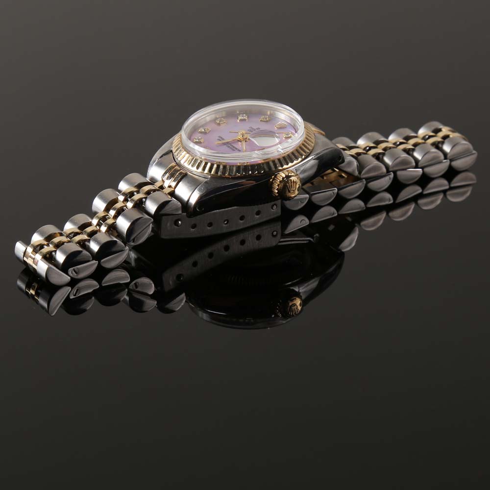 Women's Diamond and 14K Rolex Watch