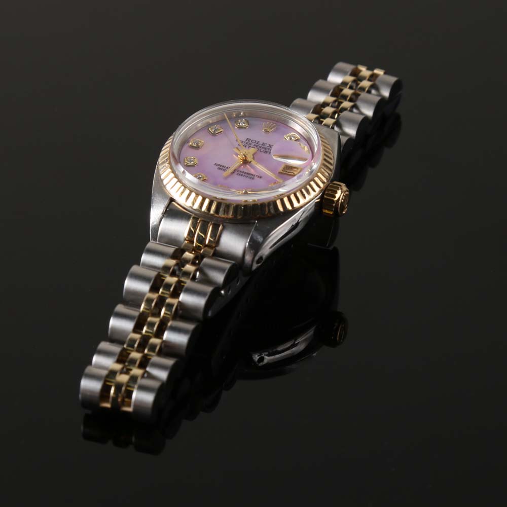 Women's Diamond and 14K Rolex Watch
