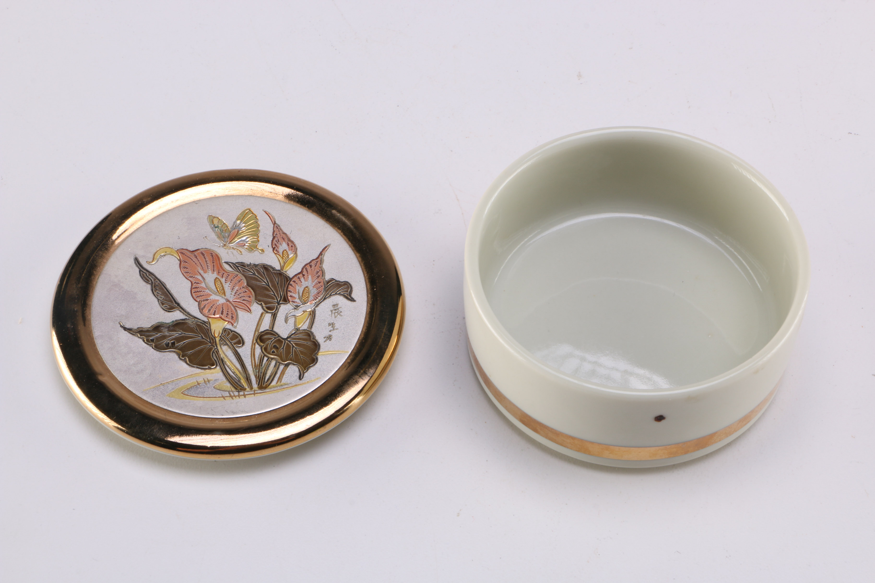 Japanese Chokin Porcelain Keepsake Box