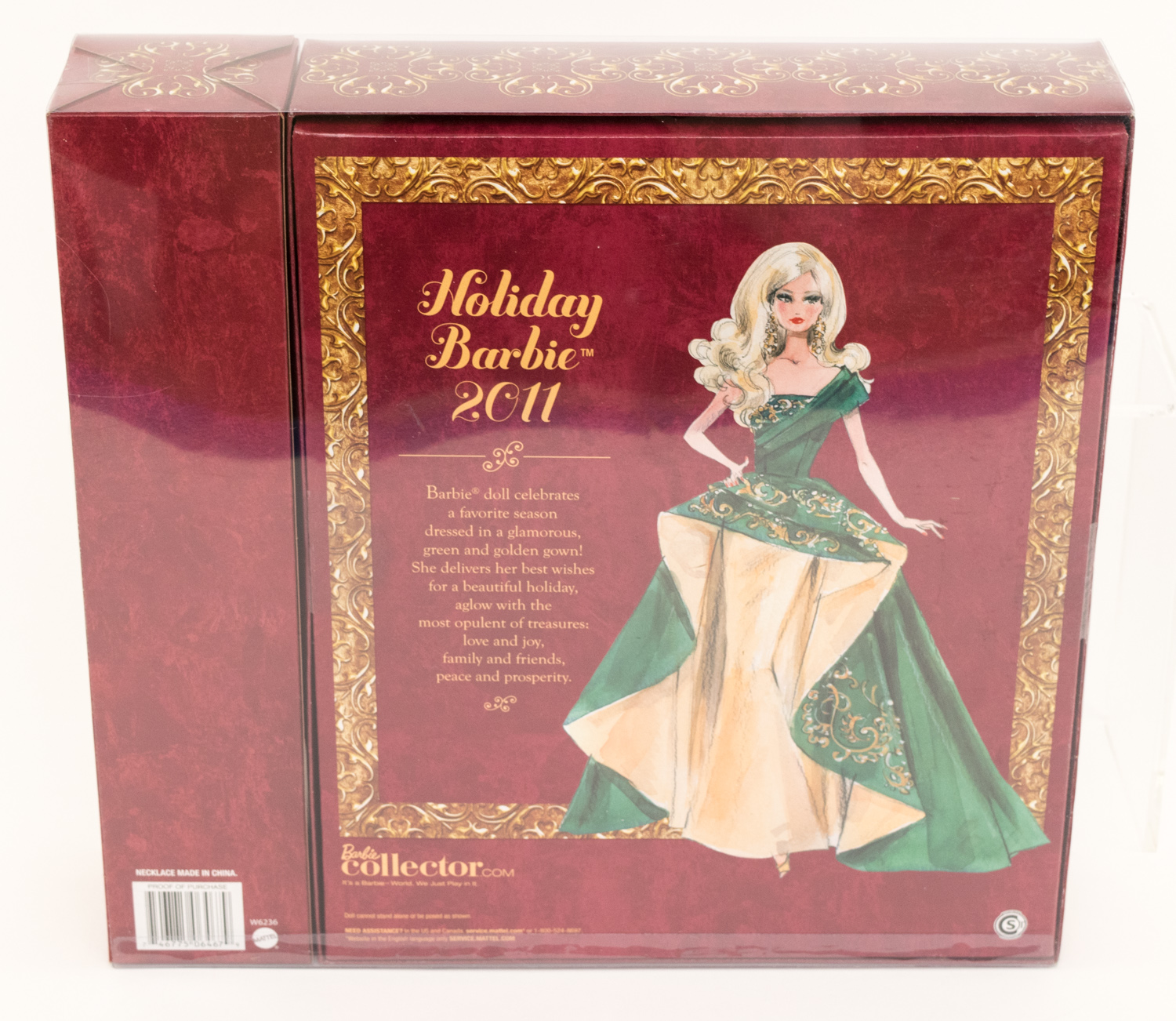 Four Collectible Holiday Barbies in Boxes