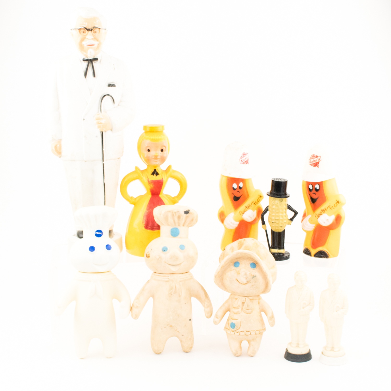 Assortment of Vintage Advertising Mascots and Figures